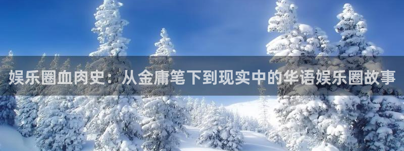 彩名堂旧版本：娱乐圈血肉史：从金庸笔下到现实中的华语娱乐圈故事